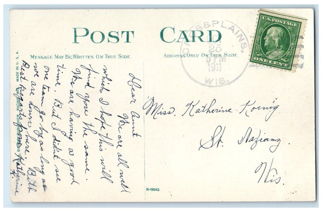 1911 Agricultural Building Linden Drive University Wisconsin Madison WI Postcard