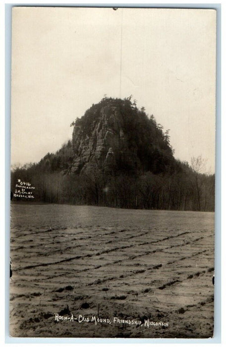 c1910's Roch-a-Cris Mound View Friendship Wisconsin WI RPPC Photo Postcard