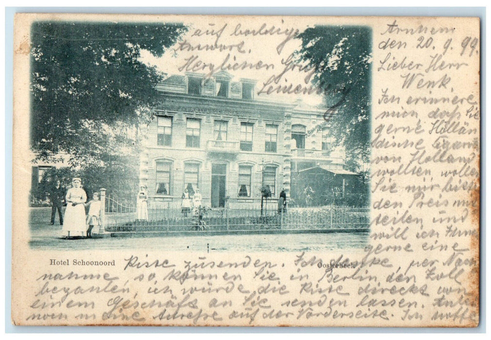 1899 Residences at Hotel Schoonoord Oosterbeek Netherlands Posted Postcard