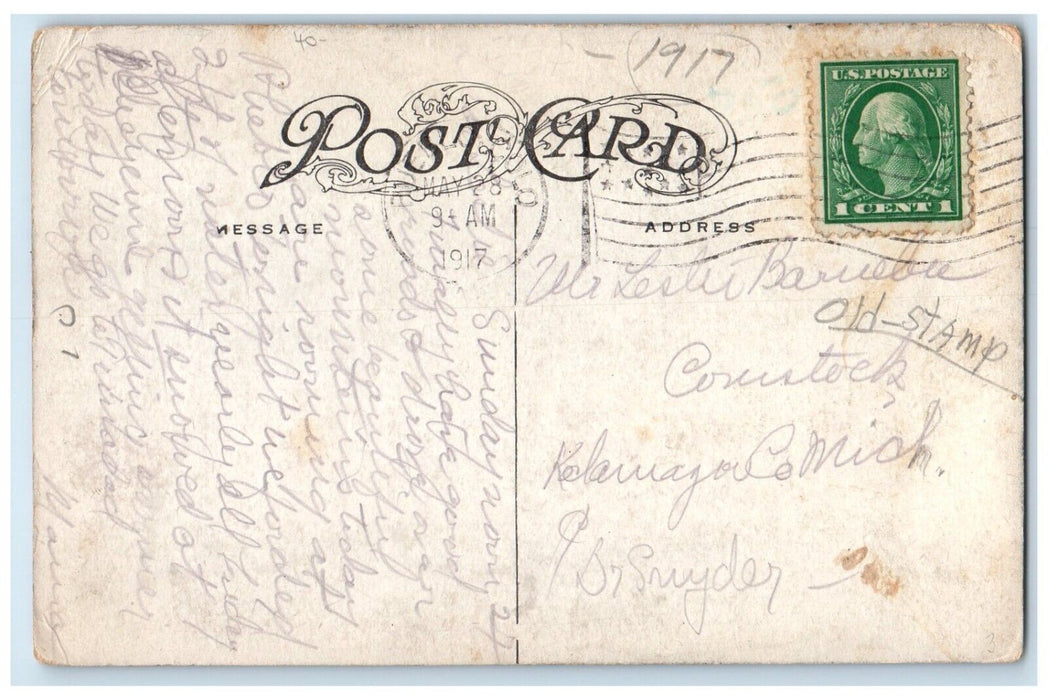 Pike's Peak By Moonlight Railroad Train Climbing Gog Road Pueblo CO Postcard