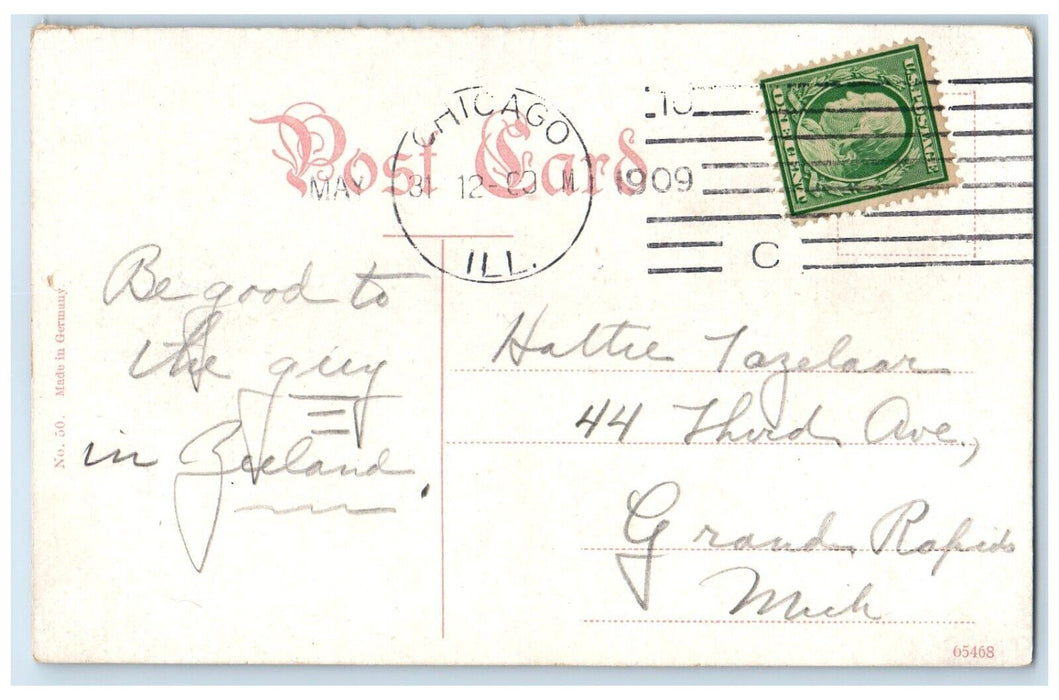 1909 Columbus Memorial Building Home Wholesale Jewelry Chicago Illinois Postcard