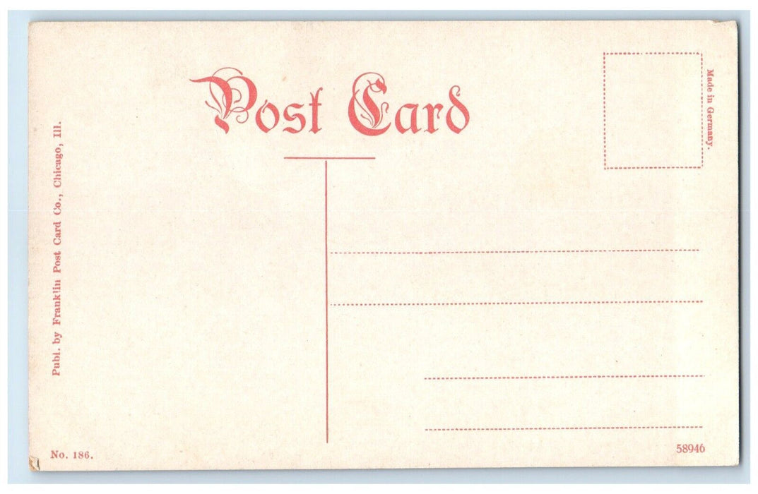 1910 Wolf Point Junction Two Branches Chicago River Chicago Illinois IL Postcard