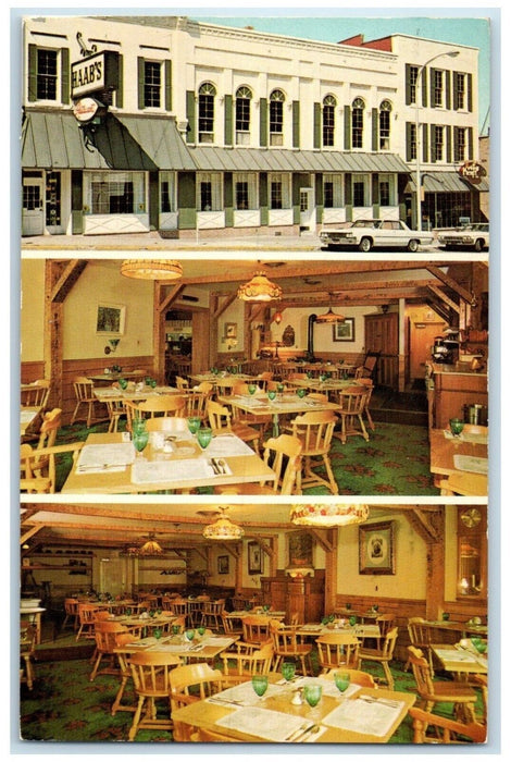 1971 Haab Restaurant Multi-View Cocktails Ypsilanti Michigan MI Vintage Postcard