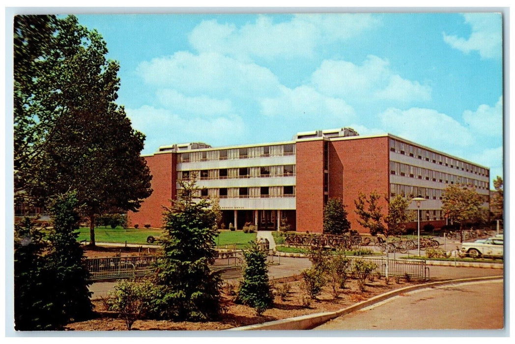 c1960 University Illinois Exterior Building Champaign-Urbana Illinois Postcard