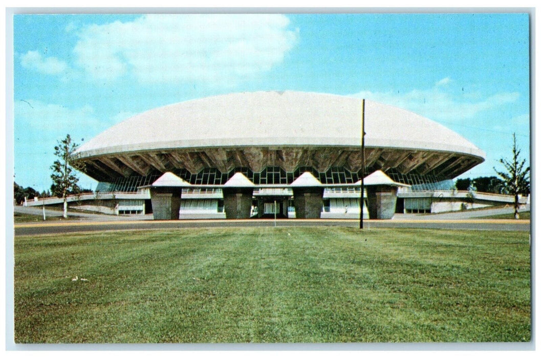 c1960 Assembly Hall University Exterior Field Champaign-Urbana Illinois Postcard