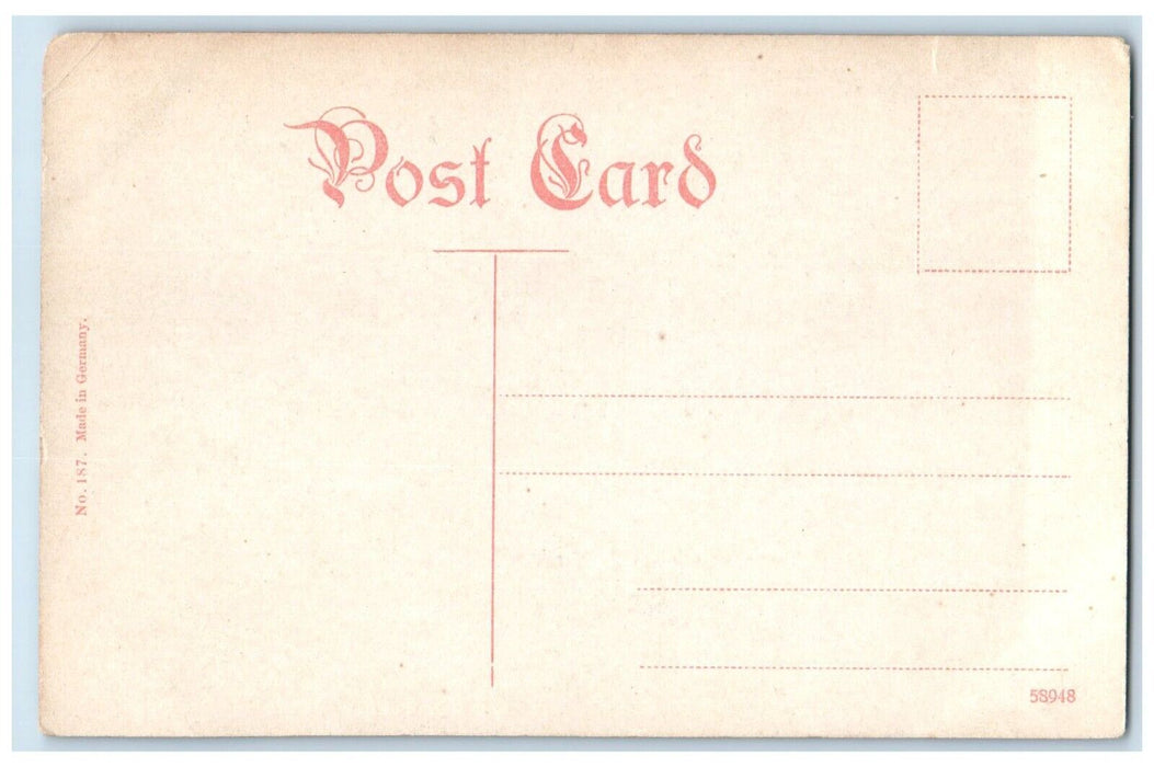 c1910 Second Fort Dearborn Built 1816 Exterior Canoe Chicago Illinois Postcard