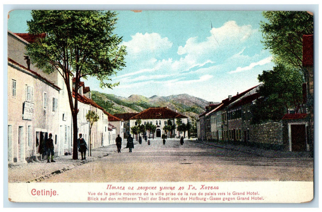 c1910 View of the Central Part of the City from Hofburg Alley Austria Postcard