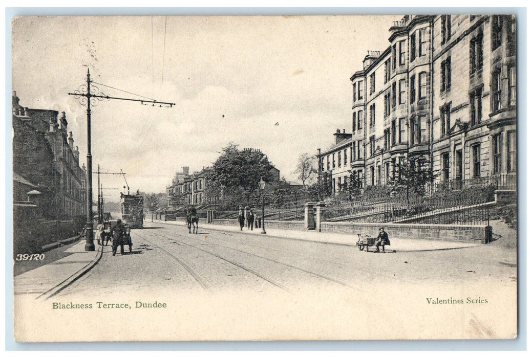 1904 Blackness Terrace Dundee Scotland Valentines Series Posted Postcard