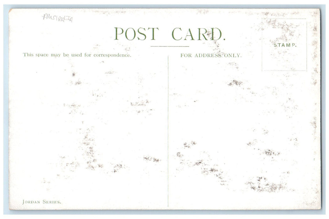 c1910 State School Warrnambool Australia Unposte Antique Jordan Series Postcard