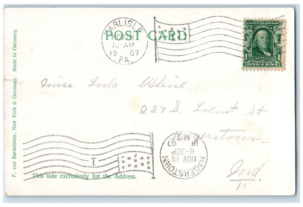 1907 U.S. Series Rockingham Residence Lord Lieutenant of Ireland Postcard