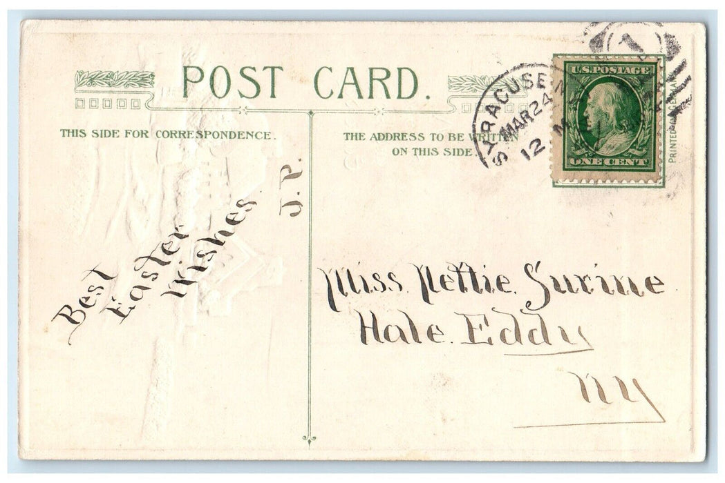 c1910's Easter Holy Cross Houses Winsch Back Syracuse New York NY Postcard