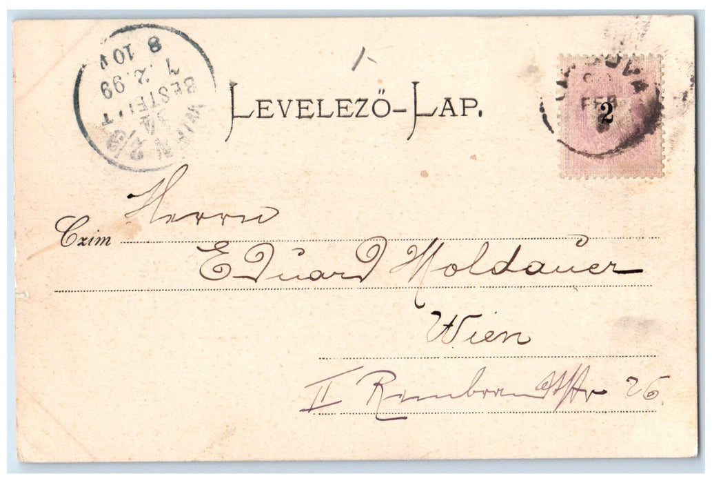 1899 Kazan Dubova-Ecke Orsova Mehedinți Romania Multiview Antique Postcard