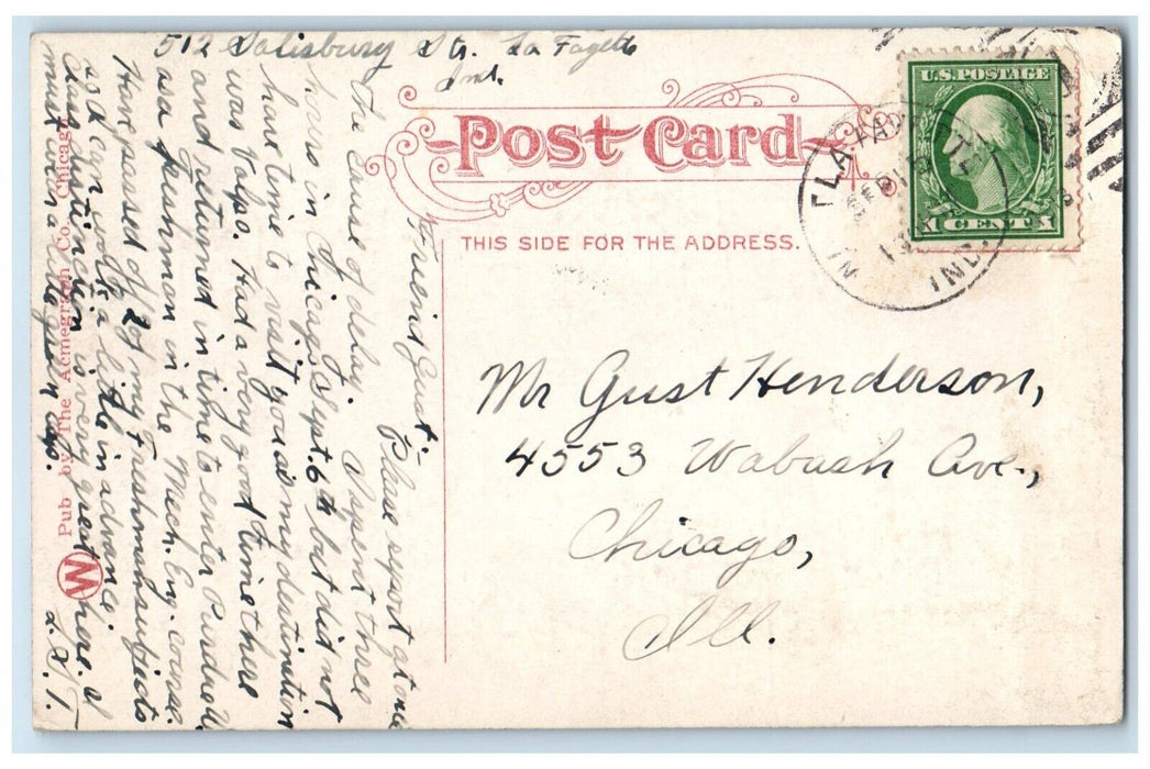 Eliza Fowler Hall Purdue University Purdue University La Fayette IN Postcard