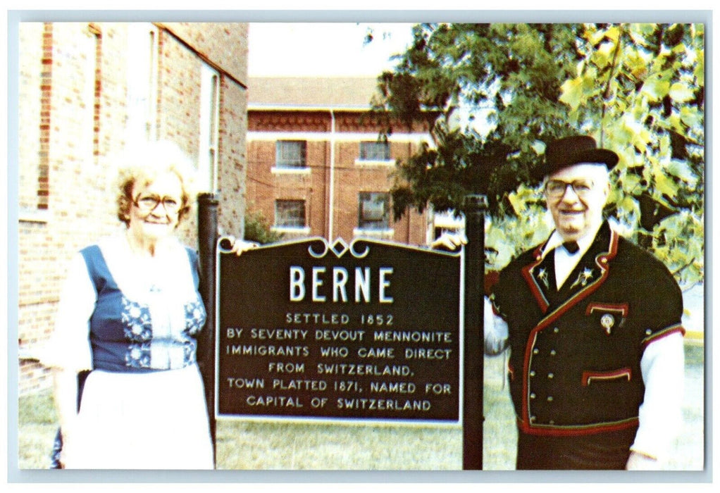 c1905 Sherm & Becky Stucky Berne Indiana IN Unposted Antique Postcard