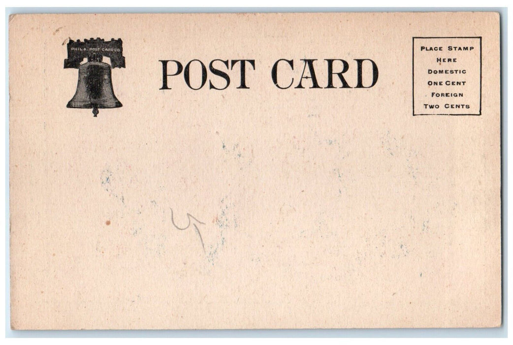 c1905 Couple Angry Wife Fighting Strike While The Iron Is Hot Antique Postcard