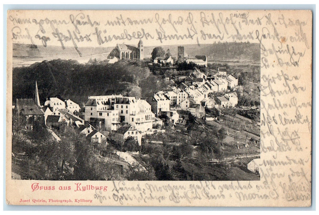 1901 Greetings From Kyllburg Verbandsgemeinde Waldeifel Germany Postcard