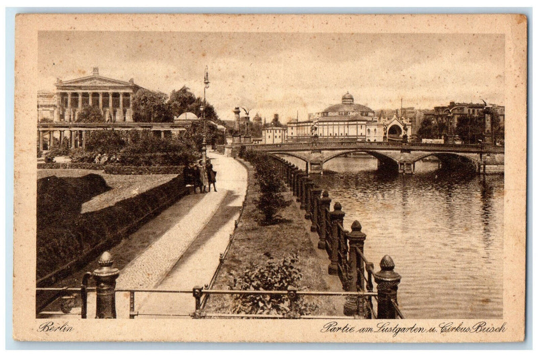1923 Lot of Lustgarten and Circus Busch Berlin Germany Vintage Postcard
