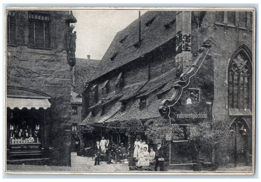 1915 The Artists Festival and Annual Market Nuremberg Germany Antique Postcard