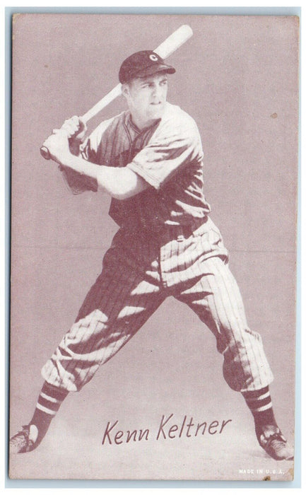 Keen Keltner Baseball Player Sports Cleveland Indians Exhibit Arcade Card