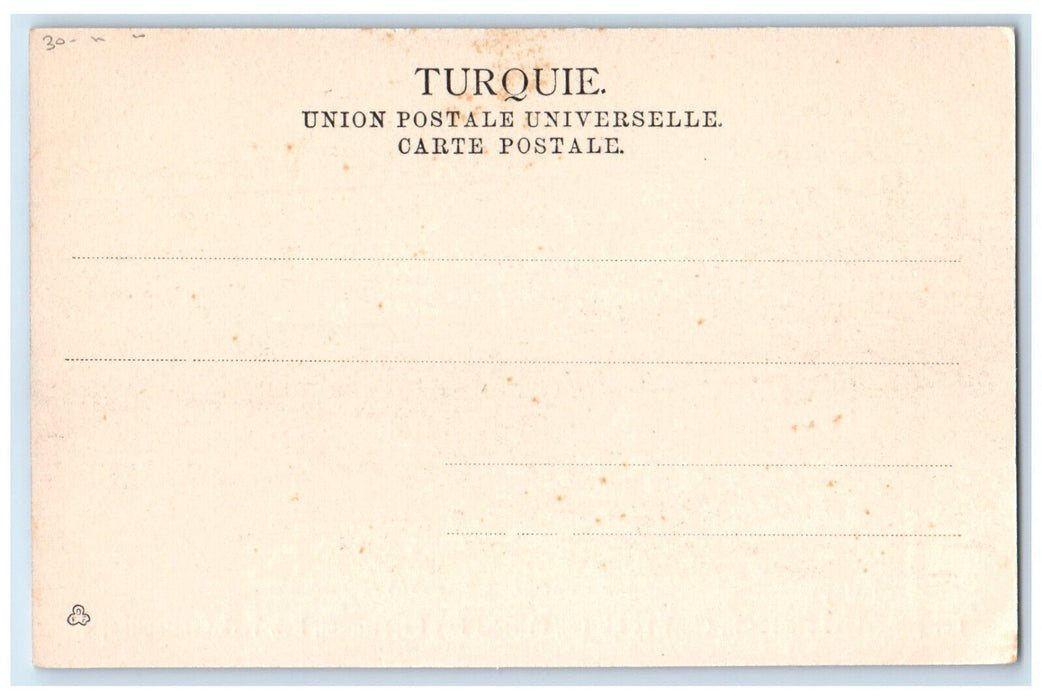 c1905 Chatsaux D'Europe Bosphore Rug Advertising Constantinople Turkey Postcard