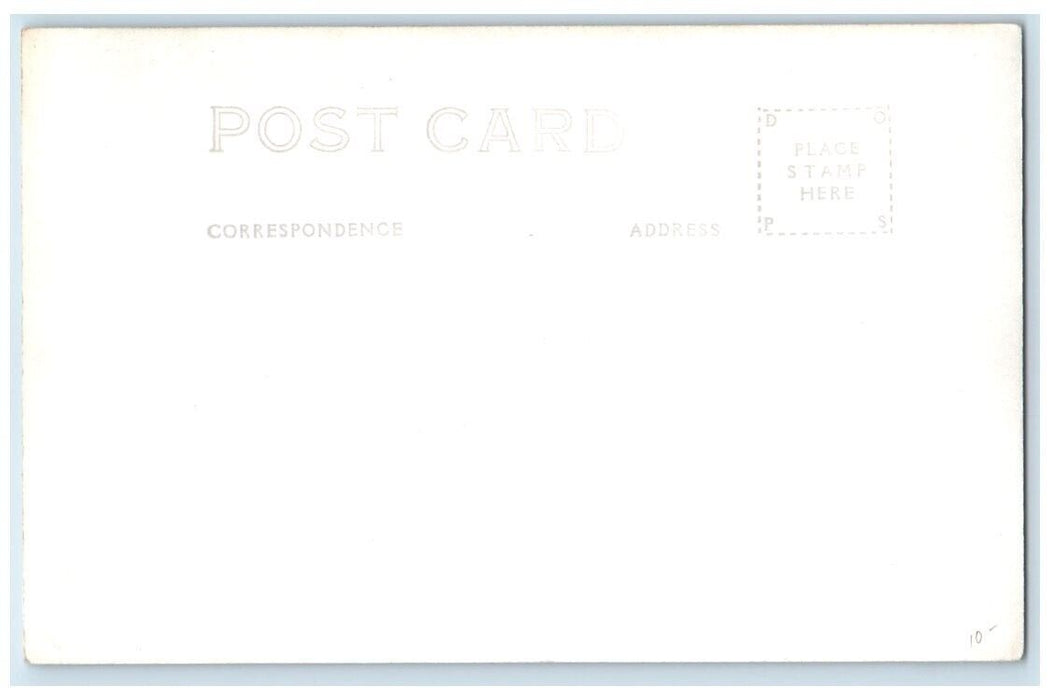c1925 Multiview School Rainbow Gardens Epworth  Ludington MI RPPC Photo Postcard