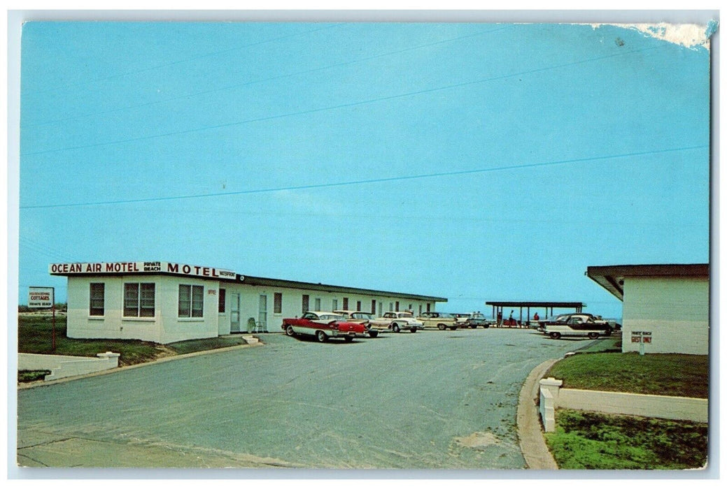 1960 Exterior View Ocean Air Motel Norfolk Virginia VA Antique Unposted Postcard