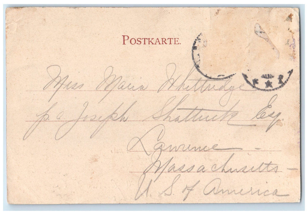 c1905 Gothisches Haus Oranienbaum-Wörlitz Germany Posted Antique Postcard