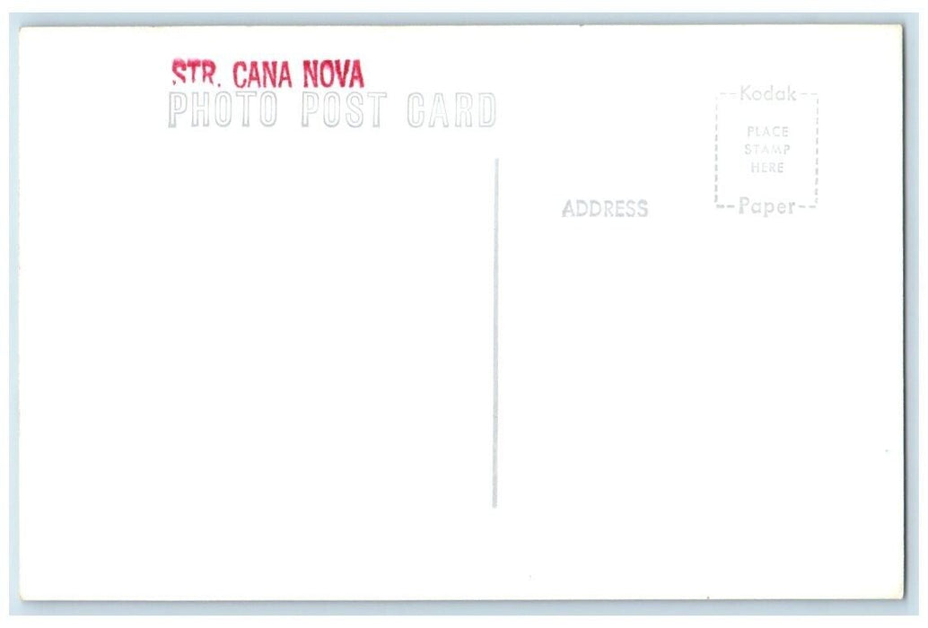 c1950's Steamship Steamer Nova Scotia Canada RPPC Photo Unposted Postcard