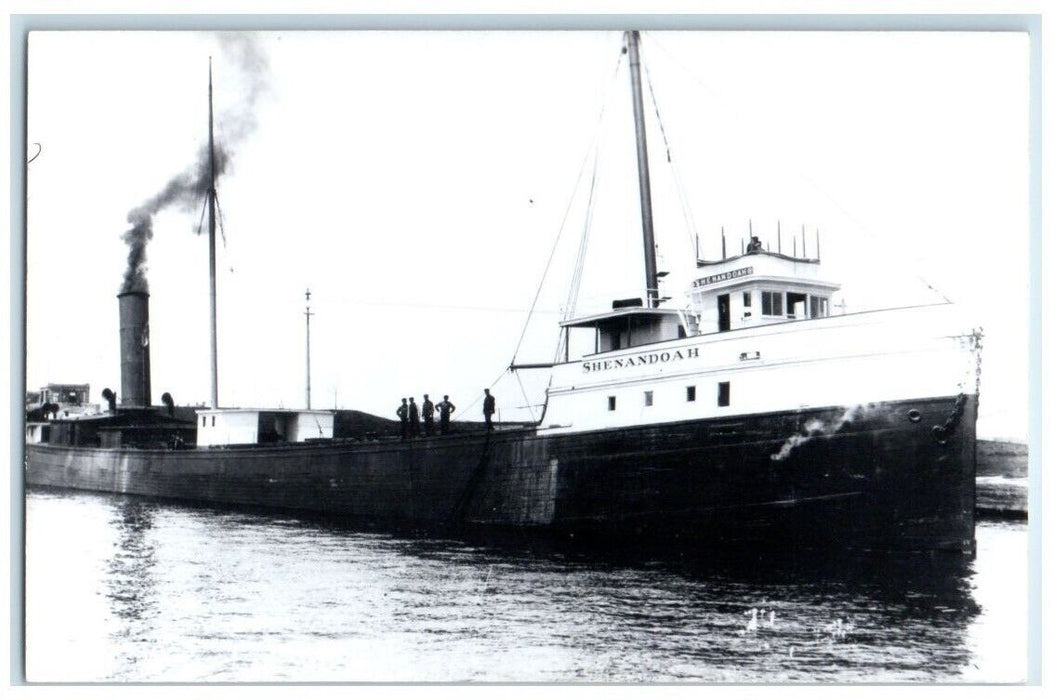 c1950's SS Shenandoah Steamer Steamship Boat View RPPC Photo Unposted Postcard