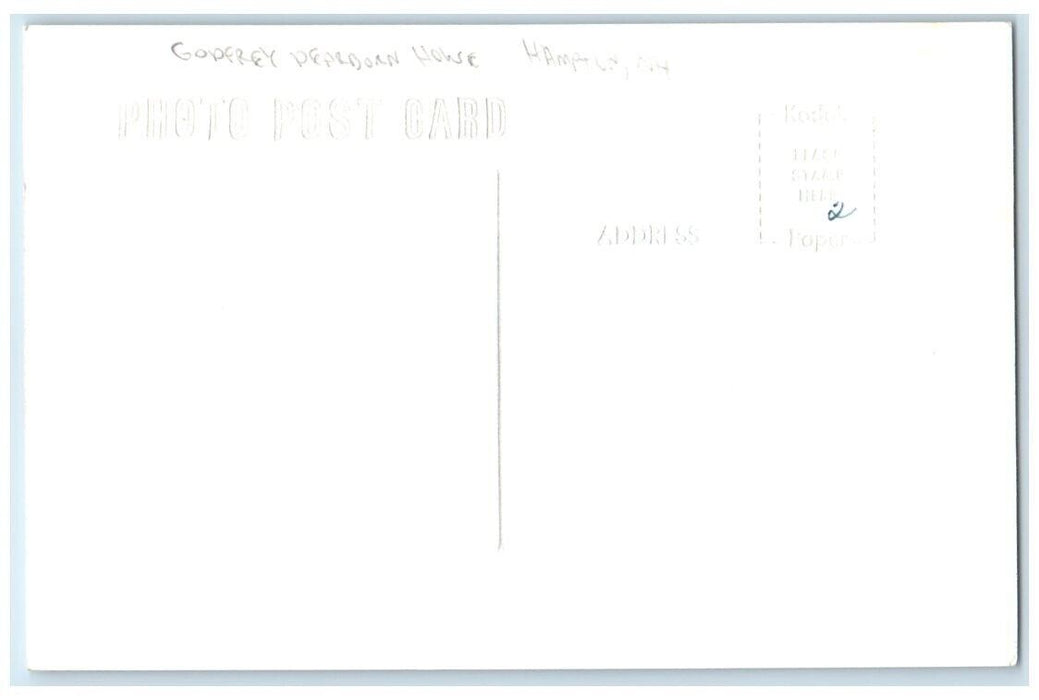 c1950's Godfrey Dearborn House View Hampton New Hampshire NH RPPC Photo Postcard