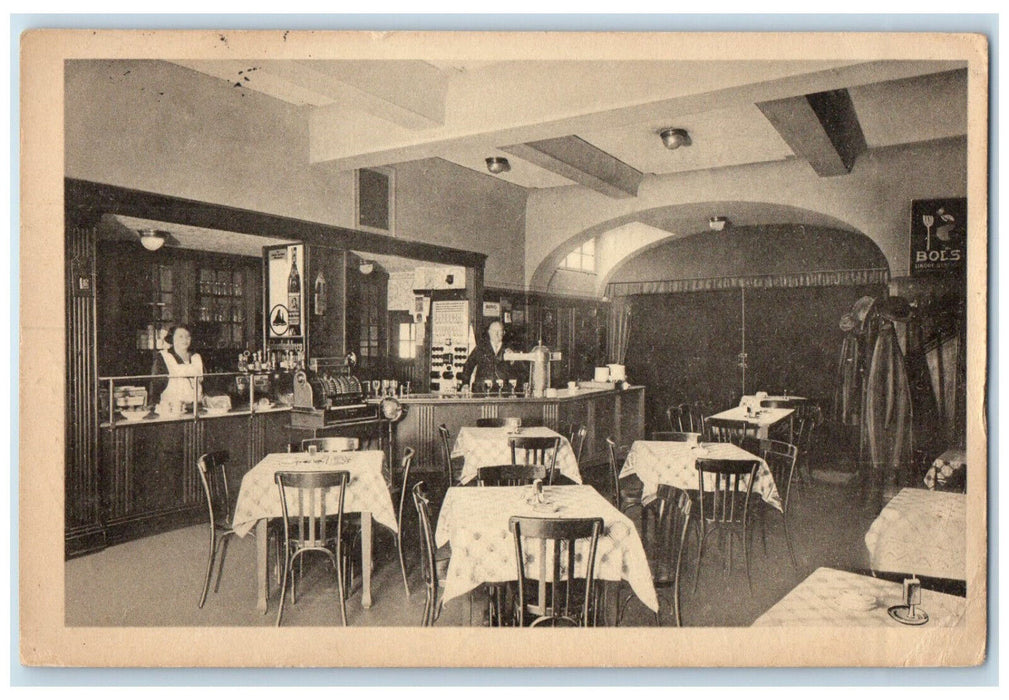 1930 Restaurant Kronenhof Cronenberger Str. Wuppertal Germany Postcard