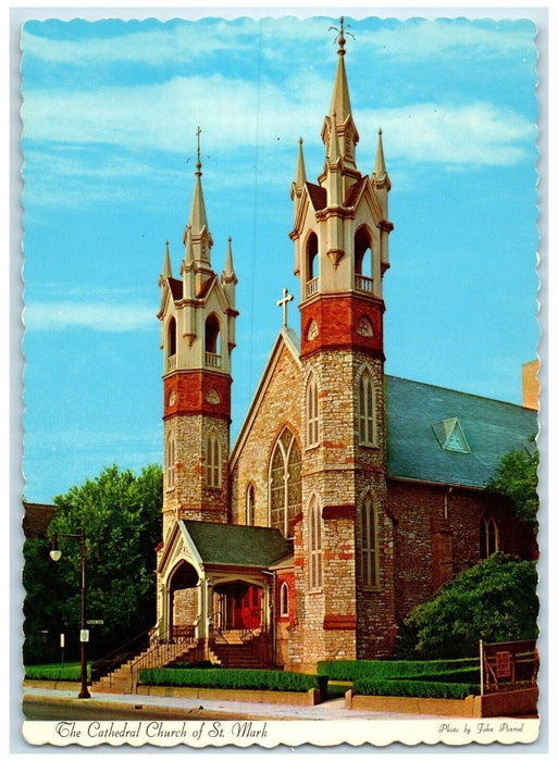 The Cathedral Church Of St. Mark Grand Rapids Michigan MI Vintage Postcard