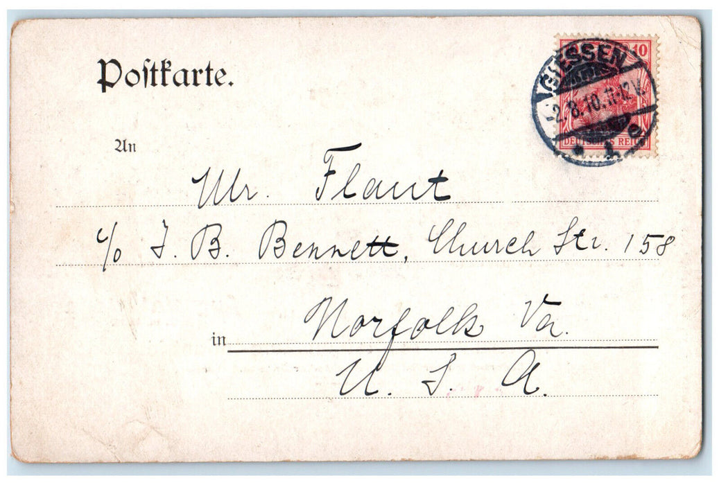 1900 Mineralwasser Kohlensäure Industrie Selters Sprudel Victoria Postcard