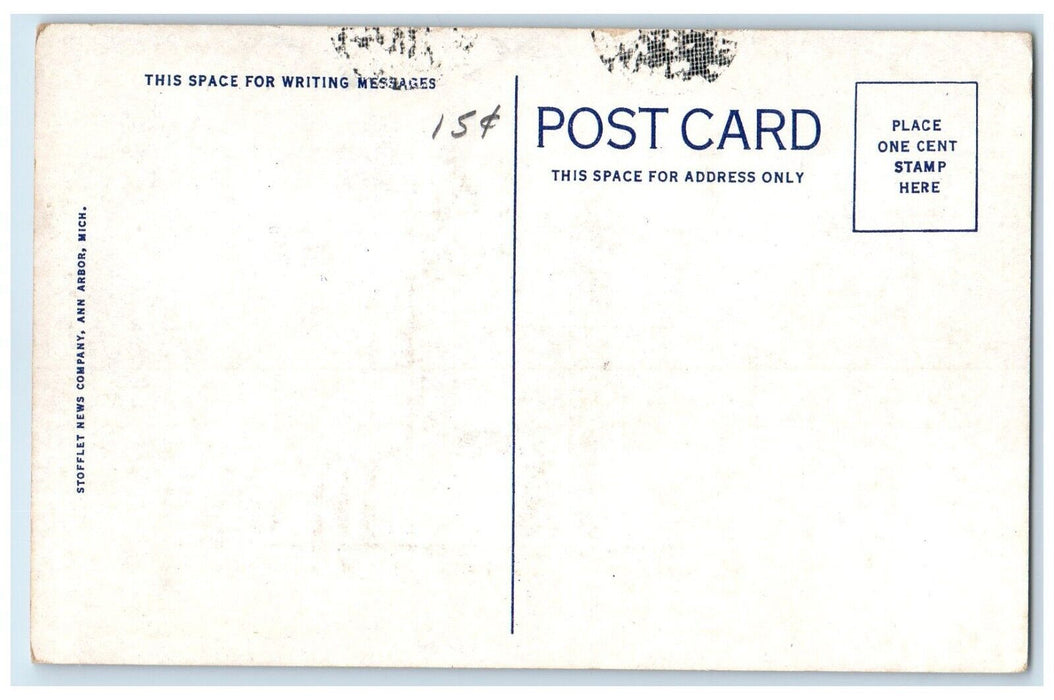 c1920 Martha Cook Dormitory For Girls University Michigan Ann Harbor MI Postcard