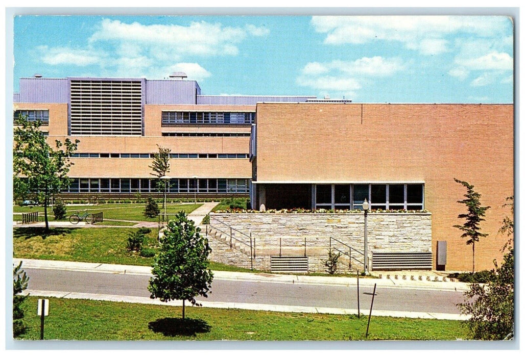 1966 University Medical Center Exterior Building Ann Arbor Michigan MI Postcard
