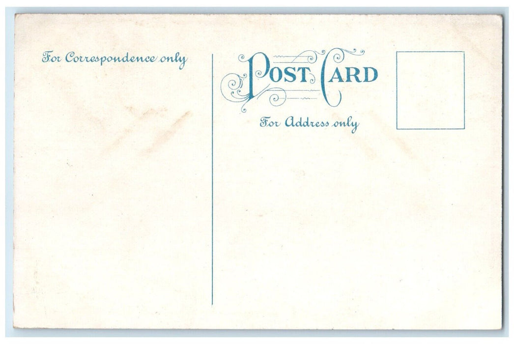 c1910's Children Romance Typewriter This Would Just Suit Me Antique Postcard