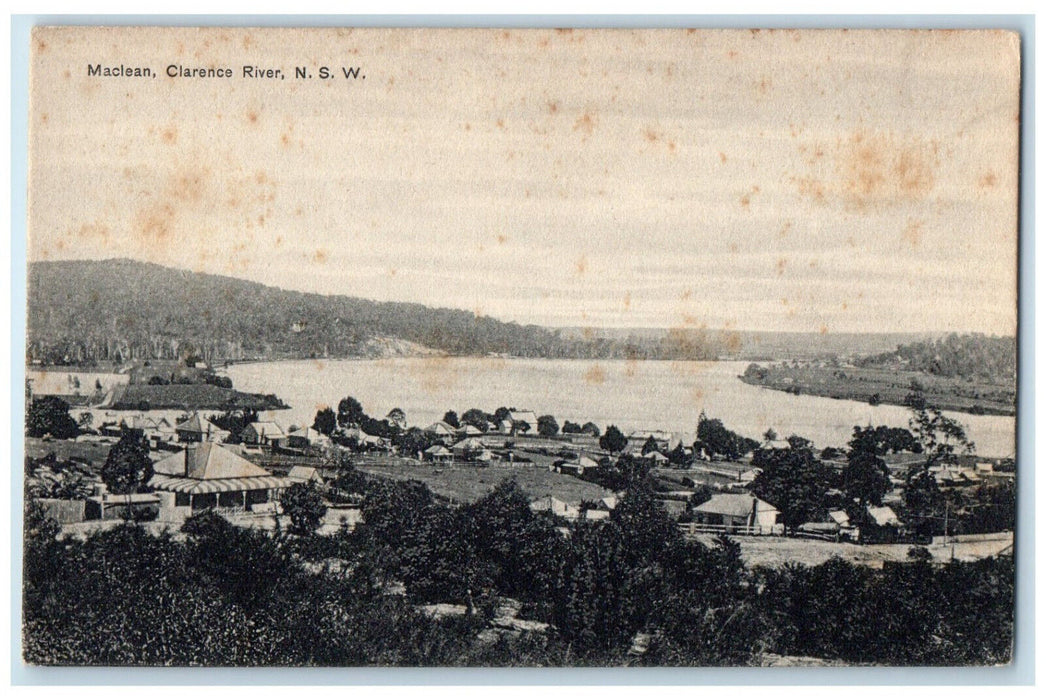 c1910 Maclean Clarence River New South Wales Maclean Australia Postcard