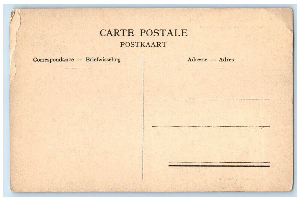 c1910 Scenes Of The Port Horses Of Corporations Antwerp Belgium Postcard