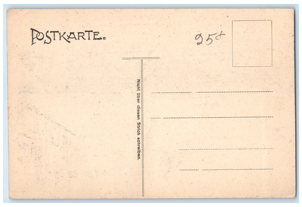 c1910 Greetings from Gollheim Rhineland-Palatinate Germany Multiview Postcard