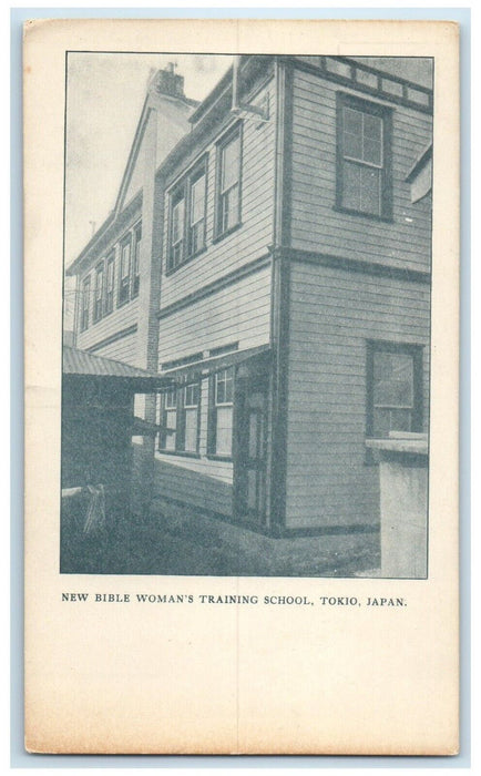 New Bible Woman's Training School Tokio Japan, Missionary Evangelical Postcard