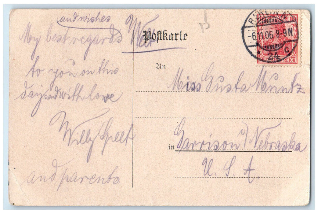 1906 Monument Der Roland Brandenburg Germany Antique Posted Postcard
