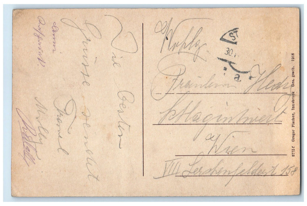 c1910 Postal Statement From Maria Dreieichen Austria Thousand Greetings Postcard