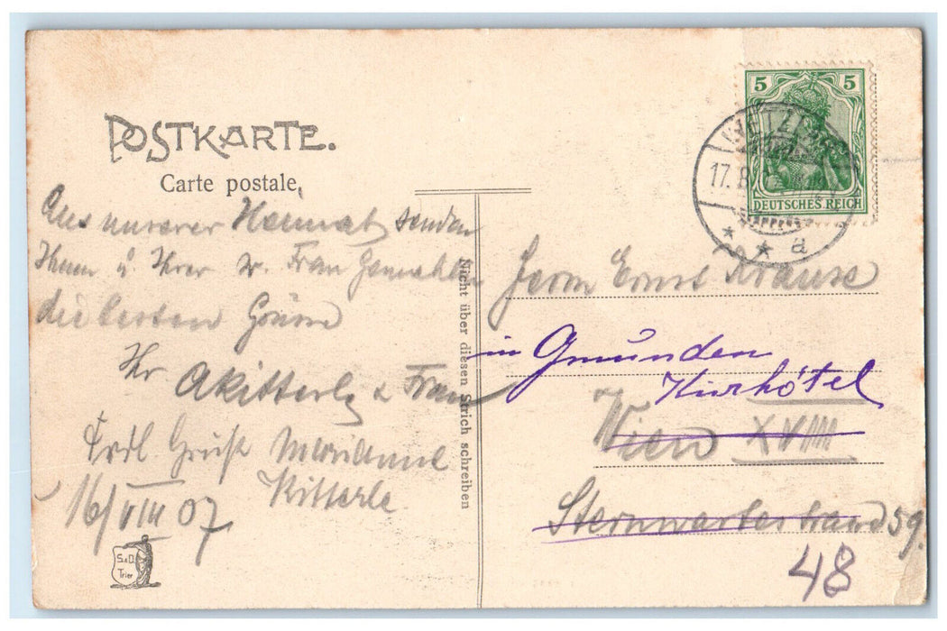 c1910 Georg Drulmann Wetzlar Grain Market Germany Posted Antique Postcard