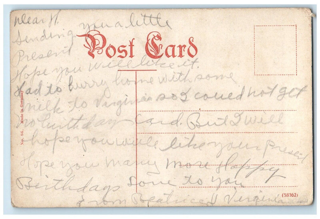 c1910 Garfield Park New Boathouse Chicago Illinois IL Vintage Antique Postcard