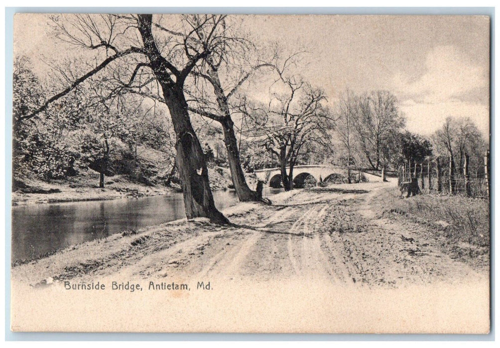 1905 Burnside Bridge Road Antietam Maryland MD Antique Vintage Unposted Postcard