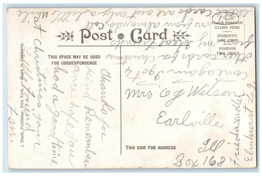 c1910 High School No. 14 Elmhurst Long Island New York NY Posted Postcard