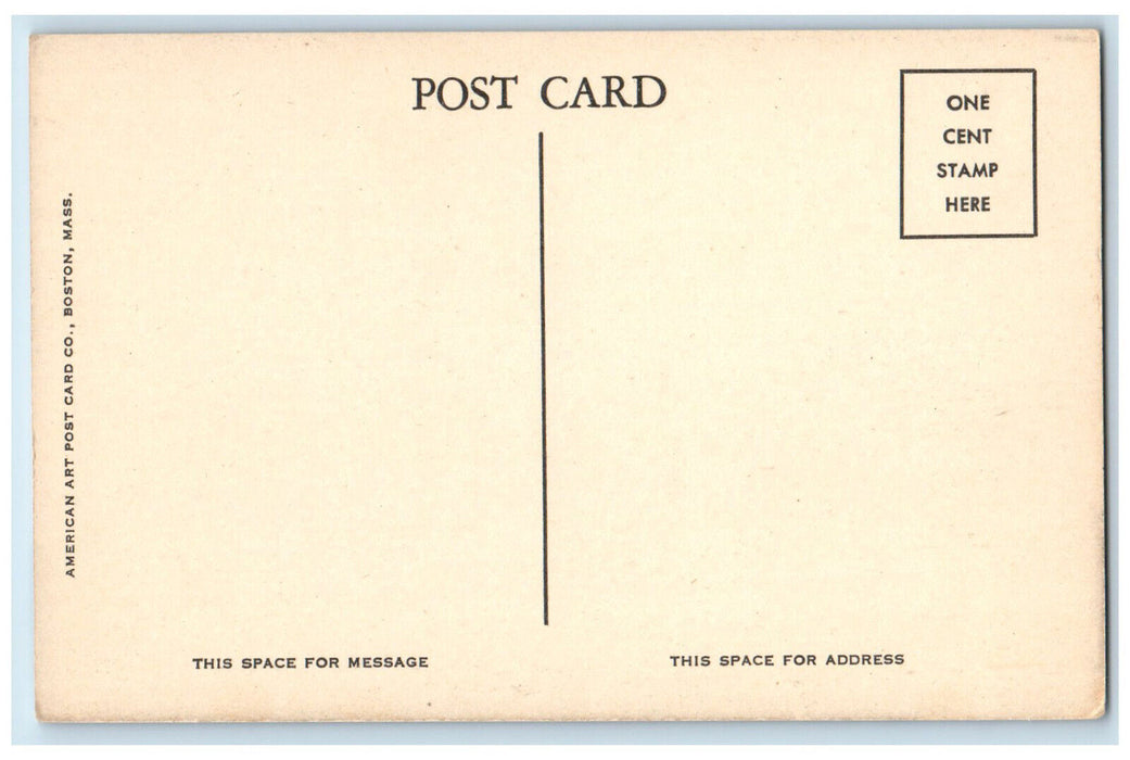 c1910 Babson Institute Library Babson Park Massachusetts MA Antique Postcard
