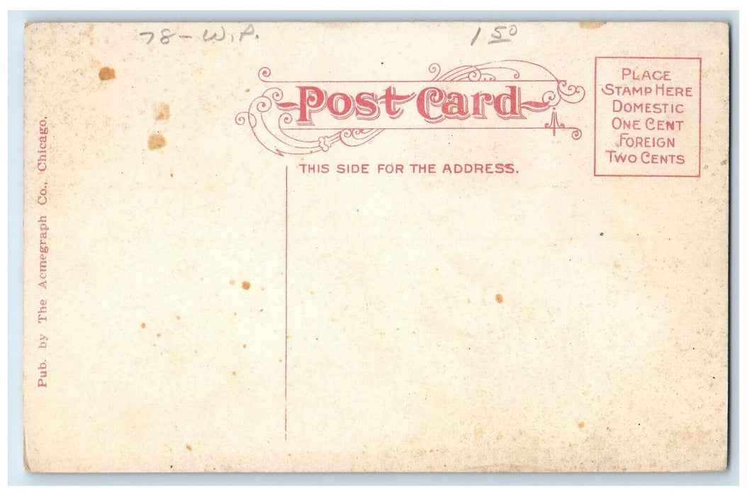 Lobby Of New Friendship Hotel Interior Friendship New York NY Antique Postcard