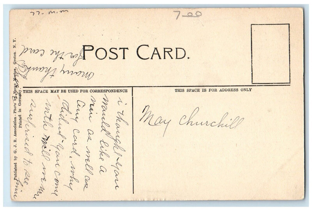 c1910's The Barn George Junior Republic Freeville New York NY Antique Postcard