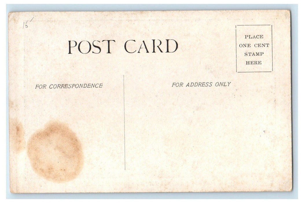 c1920 Chinese Cabbage Chicago IL Sunday School Monk Temple Unposted Postcard